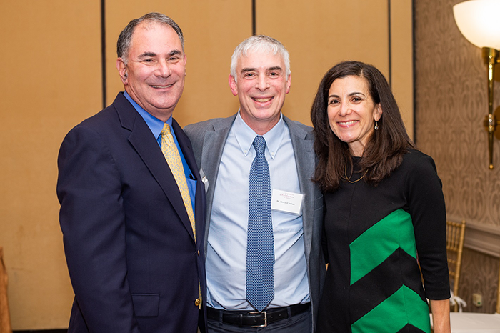 Saul Kaplan; Howard Safran, MD; and Nancy Safran.