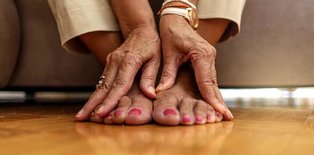 Older women's feet