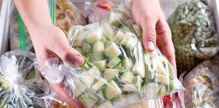 Freezing vegetables for meal prep