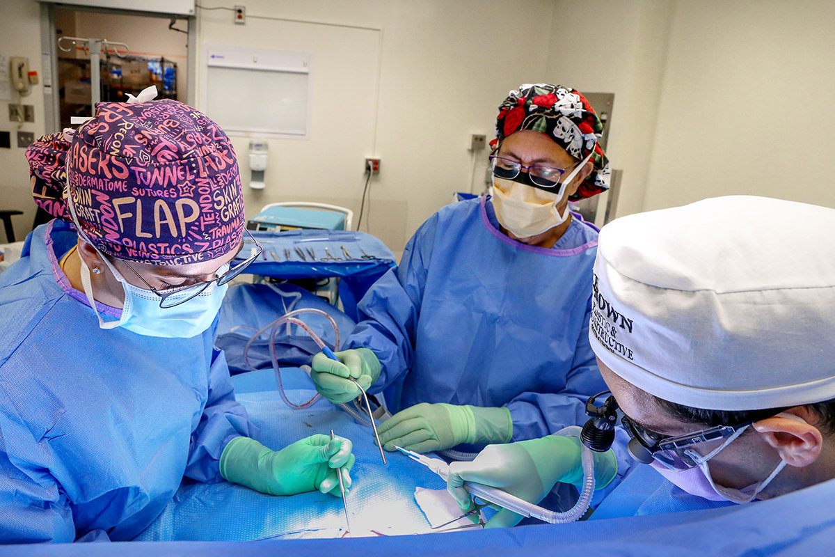 Three Lifespan plastic surgeons